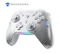 Machenike G5 Pro Wireless Gaming Controller for Windows PC,Switch,IOS&Android,PC Controller Hall Effect Joystick＆Triggers/Gyroscope,RGB Lights (White)