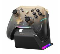 Machenike G5Pro V2 1000HZ Wireless Gaming Controller for NS/PC/iOS/Android with Charging Dock,PC Controller With Hot-Swappable Joystick,Optical Triggers,Optical Micro Switches,RGB Backlight