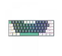 MACHENIKE K500-B61W 60 Percent ANSI Layout Wireless Mechanical Keyboard Hot-swappable Tri-mode RGB Compatible With Various Devices(Brown Switch)