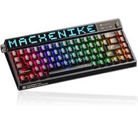 Machenike KT68 Pro 65% RGB Wireless Compact Mechanical Gaming Keyboard, Customizable LED Display, 3 Modes, 68 Hot Swappable Keys, Gateron Coffee Switch, Anti-Ghosting,