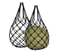 Machify 2-Pack 40 in Slow Feed Hay Nets for Horses, Goats, Sheep, Donkeys, Sturdy Polyester Bags, Reduces Waste, Aids Digestion, Easy to Hang