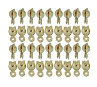Machify 200 Pcs Jewelry Making Gold Plated End Caps, 18K, 3.2 Mm Double Ended Cord Caps, Non Tarnish Clamshell Bead Tips Knot Covers for DIY Necklace Bracelet