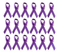 Machify 200 Ribbon Lapel Pins for Charity, Support Health Anti-Violence Memorial Services, Gold Pins and Satin Material