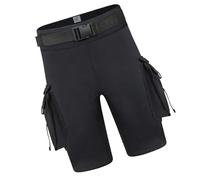 Machify 3Mm Diving Shorts for Men XL, Neoprene, Pockets, Adjustable Waistband, Stretchy Wetsuit Shorts, Snorkeling, Surfing