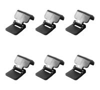 Machify 6 Pcs Aquarium Clips For Terrarium, Reptile Cage Lock Black Plastic, Old Version Lid Latch, Escape Prevention, Fit 1.7 Cm Lid