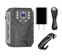 Machify Body Camera, WiFi Enabled 128G, 4K Recording at 60FPS, 18 Hour Battery, Wearable Recorder for Law Enforcement, Pre Record, IR Night Vision, 3.1 x 2.1 x 1.2 in, Wireless Waterproof