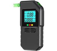 Machify Breathalyzer, Portable Spirits Breathalyzer with Digital LCD Display, Accurate Reading in Seconds, 5 Replaceable Mouthpieces, FCC, CE, RoHS Approved, 4.7 x 2.4 x 0.8 in, 120 x 61 x 21 mm