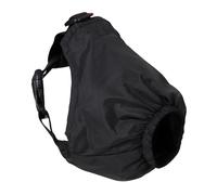 Machify Dog Calming Eye Cover, Black Nylon, Adjustable For Large Dogs, Reduces Anxiety For Grooming, Car Ride