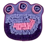 Machify Dog Paw Shaped Snuffle Mat, Interactive Foraging Feeding Puzzle, 19.3 X 19.7 In / 49 X 50 Cm Toy For Dogs, Aids Mental Stimulation, Reduces Stress, Boredom, Anxiety