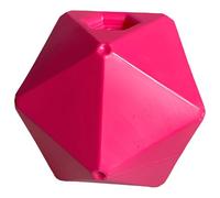 Machify Equine Treat Feeder, 9 in / 23 Cm, Food-Safe Pp Horse Play, Stress Reliever for Boredom, Enrichment Solution, Rose Red