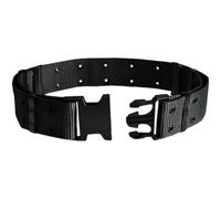 Machify Heavy Duty Combat Belt For Men, 2.2 In Wide Black Nylon Belt, Adjustable Up To 3.6 Ft Waist