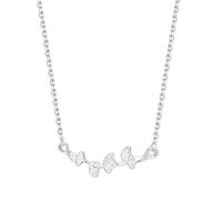 Machify Leaf Necklace S999 Silver Dainty Necklace with Ginkgo Leaf Design, Adjustable Length 16+2 in, Nickel-Free, Perfect for Various Occasions