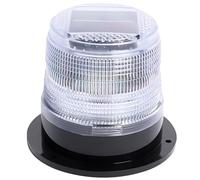 Machify LED Solar Warning Light with Adhesive Base, Waterproof IP65 Strobe Signal Light for Boats and Vehicles, High-Brightness Anchor Light with Quick-Charging Solar Panel