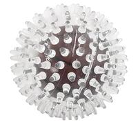 Machify Pet Chew Toy, Spiky Dog, Squeaky Bite Proof Play, Interactive, 3.5 in