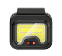 Machify Rechargeable Led Clip-On Light, Portable Cob Headlamp With Four Modes, Type-C Charging, Ip44 Waterproof, Strong Attachment Force Base, Red Flash Warning For Running, Night Fishing, Working