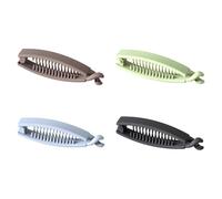 Machify Vintage Banana Hair Clips 4 Pack, Clincher Comb Ponytail Holder For Long Hair