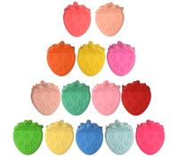 Machify Women'S 14Pcs Mini Hair Jaw Clips, Creative Strawberry Claw Clips