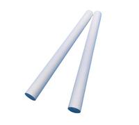 Machinable Ceramic Rod 5pcs Scratch Resistance Alumina Mirror Ceramic Rod, High Temperature Solid Bar(9x100mm)