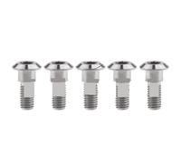 Machine Bolt 5Pcs M8 x 20 22 25 30 33mm Titanium Bolt Screws Hex Socket Head for Brake Rotor Bolts(Titanium,22mm)