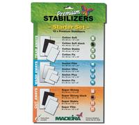 Madeira Stabiliser Sheet Set 9449 – 12-Piece with Instructions Manual