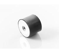 Machine Foot Furniture Foot Rubber Metal Element with Internal Thread Type C (M10 x 10, 50 x 40)