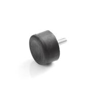 Machine Foot Rubber Buffer Suction Foot Stop Rubber Metal Element with One-Side Threaded Bolt Various Sizes Types DS (M6 x 18, 20 x 23.5)