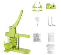 Machine For Badges Badge Maker machine 25+32+58MM Badge Pin Button Maker Machine, with 300Pcs Button Parts+Circle Cutter+Mold(32MM)