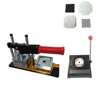 Machine For Badges Badge Maker machine 50×50mm Square Refrigerator Sticker Badge Making Machine DIY Paper Cutter 100Pcs Badge Parts