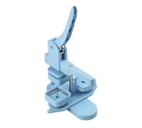 Machine For Badges Badge Maker machine 50x50mm ABS Square Badge Button Maker Rotary Button Press Machine For Refrigerator Soft Magnet Making Badge(Light-blue)