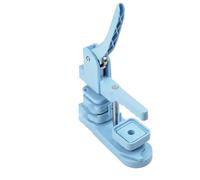 Machine For Badges Badge Maker machine 50x50mm Square Refrigerator Badge Press Machine Rotating Manual Making Fridge Magnet Badge Pins(Lightblue Maker)
