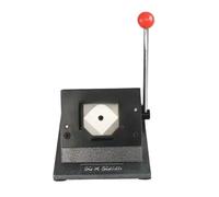 Machine For Badges Badge Maker machine Manual Operation 50 * 50 Metal Square Badge Button Machine Tinplate Magnet Badge Making Machine Set(Describe 2)