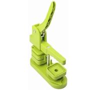 Machine For Badges Badge Maker machine Refrigerator Strong Magnet Making Square Badge Button Maker 50x50mm Blank Pin Button Badge Metal Plastic(Green Button Maker)