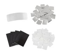 Machine For Badges Badge Maker machine Refrigerator Strong Magnet Making Square Badge Button Maker 50x50mm Blank Pin Button Badge Metal Plastic(50PCS Magnet badge)