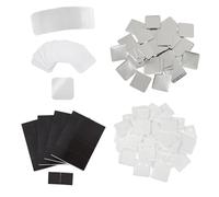 Machine For Badges Badge Maker machine Square DIY Blank Pin Button Badge Material 80 * 53MM Refrigerator Magnets Badge Button Making Parts Supplies(50Pcs 50x50mm)
