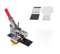 Machine For Badges Badge Maker machine Square Refrigerator Badge Press Machine 50x50mm/63.5x63.5mm With 100PCS Magnet Part(50x50mm Set)