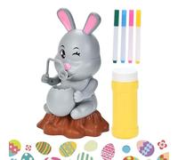 Machine for Children, Blower with Rabbit and Egg Design | Machine with DIY Painting Zone for Parties | for Children's Parties Birthday Indoor Weddings
