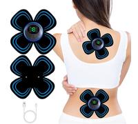 Machine for Pain Relief,Wireless Rechargeable TENS Machine,Up to 8 Modes, 19Intensities, Portable 2 Pads, LCD Display,Rechargeable Tens Machine for Back, Shoulder, Knee,Neck,Period Pain Relief
