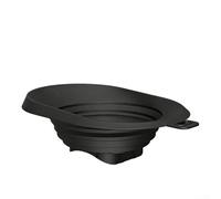 Machine Funnel Deflector Made from Heat Resistant Silicone to Remain Stable During Extended Blending of Cold or Room Temp Drinks (Black)