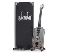 Machine Gun K MGK “Razor” Miniature Guitar Replica - Music Gifts - Handmade Ornamental 1/4 Scale - Includes a Display Box, Name Tag and Miniature Guitar Stand