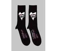 Rock Off officially licensed products Machine Gun Kelly Heart Face Ankle Socks One Size