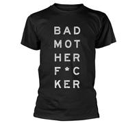 Machine Gun Kelly Men's Bad Mo-Fu Back Print Cotton T-Shirt in Black | Size: Medium Machine Gun Kelly Black M