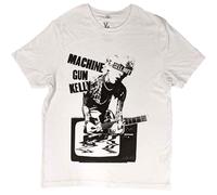 Machine Gun Kelly Unisex T-Shirt: TV Warp (XX-Large)