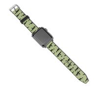 Machine Guns Army Rifle Watch Band Leather Watch Strap for Men Women | Quick Release Watch Straps,Watch Bands Compatible with Iwatch