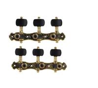 Machine Head AOS-028 1 Pair Gold Plated Zinc Alloy Black Dragon Plate Black Wood Peg Classical Guitar Accessories