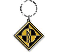 Machine Head Keychain Diamond Logo Yellow/Black