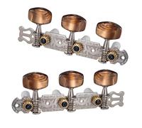Machine Head Tuners 2Pcs 1:18 Classical Silver Guitar Tuner Tuning Machine Heads Keys Pegs