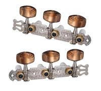 Machine Head Tuners 2Pcs 1:18 Classical Silver Tuning Machine Heads Keys Pegs For Guitar Parts