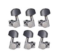 Machine Head Tuners 6Pcs Enclosed Locking Tuners 3L 3R Knob Machine Heads Wear Resistant String Tuning Peg For Acoustic Guitar