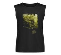 Machine Head Unto The Locust MH Crest Mens T-Shirt Unisex Sleeveless Tops Black Vest Tank Tee XXL