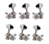 Machine Heads Set 3L3R 6Pcs 1:18 String Tuning Pegs Tuner Machine Heads Knobs For Acoustic Or Electric Guitar